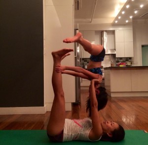 Niki and Cienna-yoga